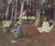 John Singer Sargent Monet Painting oil on canvas